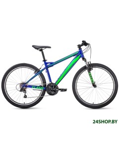 Велосипед Flash 26 1 0 р 19 2020 синий зеленый Forward