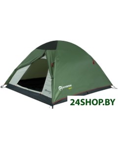 Треккинговая палатка Dome 3 зеленый Outventure