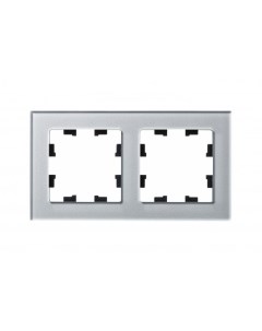 ATLASDESIGN NATURE алюм. стекло Рамка 2-местн. ATN320302 Schneider electric