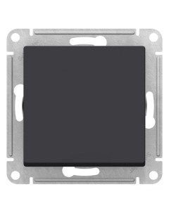 ATLASDESIGN AQUA карбон Переключатель 1-кл. IP44 (без рамки) ATN441061 Schneider electric