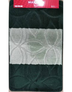 Набор ковриков для ванной комнаты MAXIMUS EDREMIT 60X100+50X60-2536-HUNTER-GREEN Maximus
