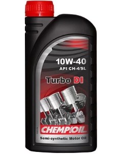 Моторное масло Turbo DI 10W 40 CH 4 SL 1л Chempioil
