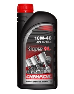 Моторное масло Super SL 10W 40 SL CH 4 1л Chempioil
