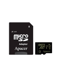 Карта памяти microSDXC AP128GMCSX10U1 R 128GB с адаптером Apacer