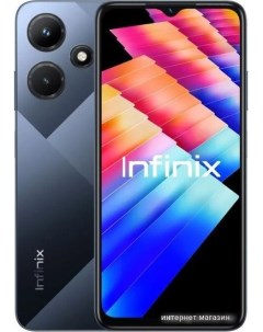 Смартфон Hot 30i X669D 4GB 64GB зеркально черный Infinix