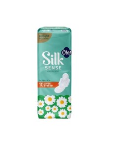 Silk Sense Прокладки женские гигиенические впитывающие для обильных выделений аромат Ромашка 10 Ola!