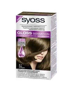 Крем краска для волос Gloss Sensation Syoss