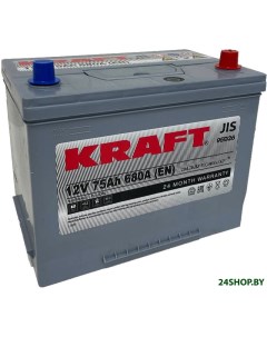 Автомобильный аккумулятор KRAFT KRAFT Asia 75 JR 75 А ч Kraft (аккумуляторы)