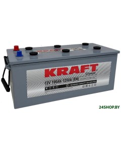 Автомобильный аккумулятор KRAFT Classic 190 3 евро 190 А ч Kraft (аккумуляторы)