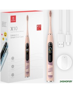Электрическая зубная щетка X10 Smart Electric Toothbrush розовый Oclean