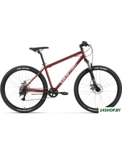 Велосипед Sporting 27 5 2 3 D р 19 2022 темно красный серебристый Forward