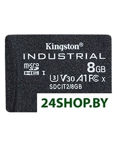 Карта памяти Industrial microSDHC SDCIT2 8GBSP 8GB Kingston