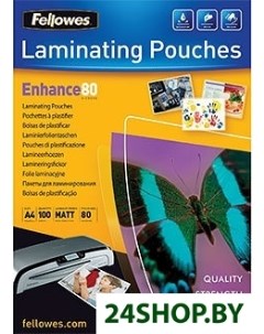 Пленка для ламинирования Matt Laminating Pouch А4 80 мкм 100 л Fellowes