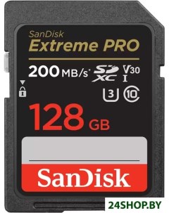 Карта памяти Extreme PRO SDXC SDSDXXD 128G GN4IN 128GB Sandisk