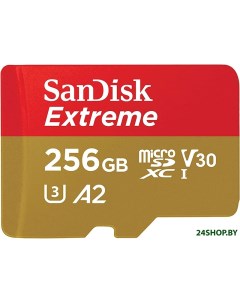 Карта памяти Extreme microSDXC SDSQXAV 256G GN6MN 256GB Sandisk