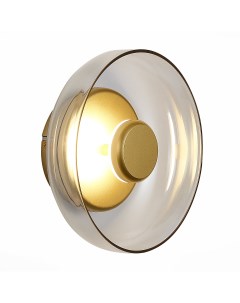 Светильник настенный бра SL6002 201 01 золотистый янтарный 1 7Вт 4000К LED St luce