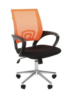 Кресло 696 Chrome черный оранжевый Chairman