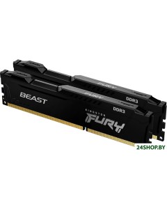 Оперативная память FURY Beast 2x8GB DDR3 PC3 12800 KF316C10BBK2 16 Kingston