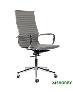 Кресло Premium Intense EX 531 экокожа хром темно серый Brabix