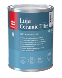 Краска для плитки Луя CERAMIC TILES база А 0 9 л Tikkurila