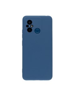 Чехол для Redmi 12C бампер AT Silicone Case синий Digitalpart