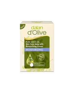 Мыло нежное d Olive Увлажняющее с маслом оливы 100 Dalan