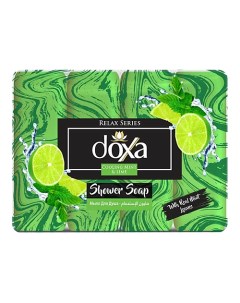 Мыло твердое SHOWER SOAP Мята и лайм с глицерином 600 Doxa