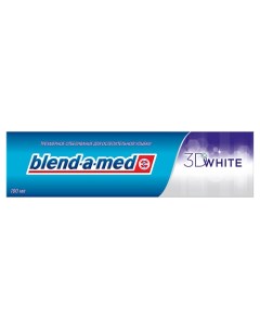 Зубная паста 3D White Трёхмерное отбеливание Blend-a-med