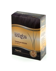Травяная краска для волос Чёрный кофе Aasha herbals