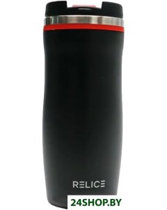 Термокружка RL 8403 400мл черный красный Relice