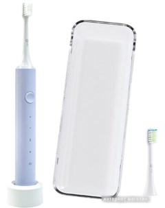 Электрическая зубная щетка Sonic Electric Toothbrush T03S футляр 2 насадки фиолетовый Infly