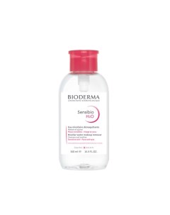 Мицеллярная вода для очищения нормальной и чувствительной кожи лица Sensibio H2O помпа 500 Bioderma