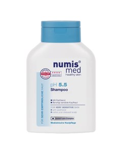 Шампунь для волос pH 5 5 для чувствительной кожи головы с пантенолом 200 Numis med