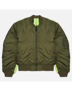 Мужская куртка бомбер Hi Vis MA 1 Flight цвет оливковый размер XL Maharishi