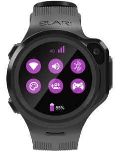 Умные часы KidPhone 4GR черный Elari