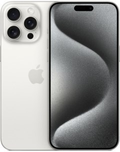 Смартфон iPhone 15 Pro Max Dual SIM 256GB белый титан Apple