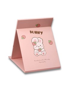 Зеркало настольное Happy bunny pink Ilikegift