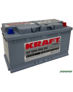 Автомобильный аккумулятор KRAFT Classic 100 R 100 А ч Kraft (аккумуляторы)