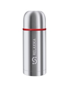 Термос 102 1P, 750мл, узкое горло, 2 чашки, термочехол Relaxika