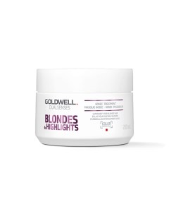 Маска для осветленных и мелированных волос Dualsenses Blondes Highlights 60 Sec Treatment Goldwell