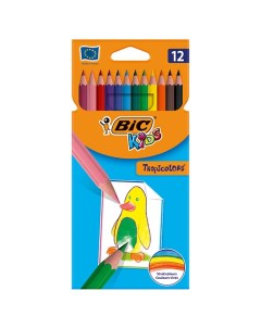 Разноцветные карандаши для рисования Bic