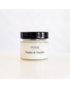 Свеча ароматическая Tonka Vanilla Тонка и Ваниль 100 Repose flavour