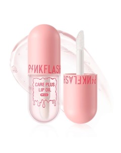 Ухаживающее масло для губ Care Plus Pink flash