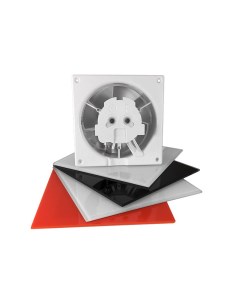 Вентилятор dRim TS, Ø100мм, таймер отключения, вал на подшипниках, 230В, 8Вт, 93м³/ч Airroxy