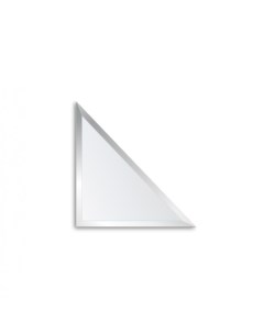 Зеркало декоративное с фацетом 250 250мм треугольник 6 шт арт ДЗ 06 Алмаз-люкс