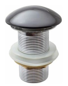 Выпуск донный клапан для умывальника 1 1 4 клик клак без перелива черная керамич крышка MP Мастерпроф