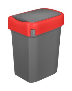 Контейнер для мусора SMART BIN 10Л Красный Econova