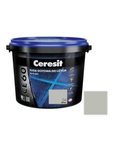 Фуга готовая к применению CE 60 серебряно серый 04 Ceresit