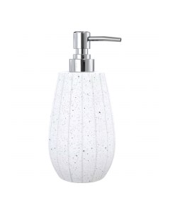 Дозатор для жидкого мыла настольный, WAVE, полирезин (арт. FOR-WAV021W) Fora