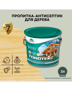 Защитно декоративный состав Тонотекс сосна 3 л Krona